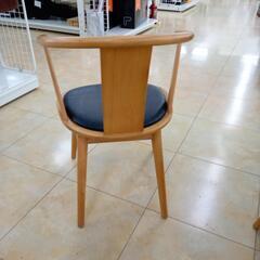 特別値下げ！ユースのサカイ太田店★ジモティ割あり★ 関家具 ダイニングチェアー4点セット ブラウン×ブラック H76×D42.5×W49 クリーニング済み OJ10115の画像