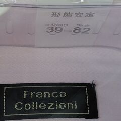 （J-910)　Franco CollezioniYシャツ　薄いピンク色（未使用）*引取り限定(加古川市　鶴林寺前）の画像
