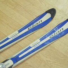 147cm ELAN 子供用 カービングスキー CARVE SYNFLEH ビンディング付き ホワイト×ブルー 解放値 0.75～4.5 TYLORIA エラン チロリア スキー板 札幌市 清田区 平岡の画像