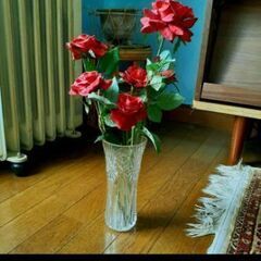 薔薇　フェイクグリーン　造花　ローズ　観葉植物の画像