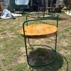 キッズチェア　アイアンチェア　ガーデニング　花壇　の画像