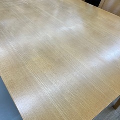大塚家具（IDC）ダイニング5点セット　ライトブラウン×ベージュのご紹介ですの画像