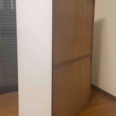 レトロポップ 花柄 木製チェスト タンス 7段 引き出しの画像