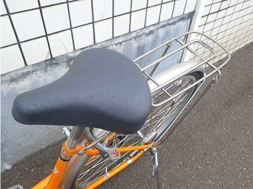 札幌【27インチ 自転車 外装6段変速】オートライト＆カギ＆前カゴ 
