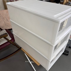 美品✨引出し式収納ケース　レクシア　W-23   3個セット❗️の画像