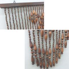 昭和レトロ インテリア 珠のれん 幅85 長さ65 すだれ カーテン 暖簾