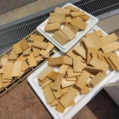 ３回日光消毒済みかまぼこ板約100枚の画像