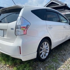 コミコミ価格！車検あり　プリウスα 白　プリウスアルファ　大阪の画像