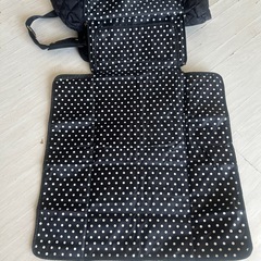 マザーズバッグキルティング 肩パッド、オムツ替えマットつきの画像
