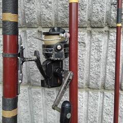 釣竿リール付きの画像