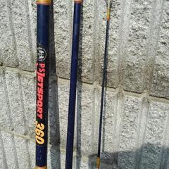 釣竿リール付きの画像