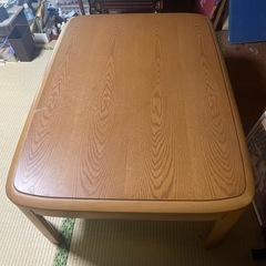 コイズミ　長方形　こたつ　ローテーブルの画像