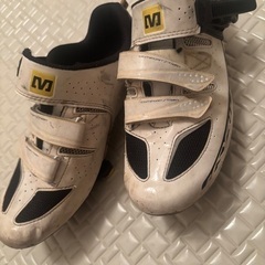 Mavic Ksyrium Elite ビンディングシューズ シマノ クリート付きの画像
