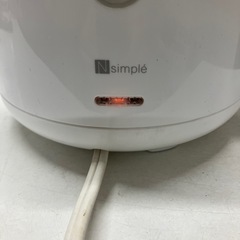 Y2507-429 ニトリ 電気ケトル SN-3228(WH) 2020年製 通電確認済み 中古の画像