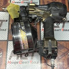 【中古】ハイコーキ HiKOKI NV50HR2 50mm高圧ロール釘打機 ゴーグル・ケース付き【ハンズクラフト佐賀】の画像