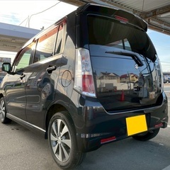 低走行7万キロ台☆特別仕様車！月々9千円〜分割払い可‼️ 車検2年付き！【名義変更代込み】☆スズキ ワゴンRスティングレー☆SDナビ付き☆走行中DVD見れます☆ETC付き☆バックカメラ付き☆プッシュスタート☆ドライブレコーダー付きのフル装備☆純正アルミ☆そのまま乗って帰れます！の画像