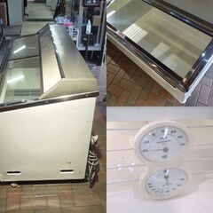 店頭引取歓迎 現状品 345L 業務用冷凍ショーケース サンヨー SCR-1813 幅180cm 三相極付き200V アイスクリーム 札幌市 新道東店の画像