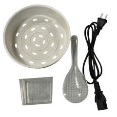 simplus 4合炊きマイコン式 炊飯器 SP-RCMC4-ASH アッシュグレー 箱有 中古美品の画像
