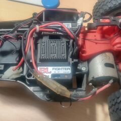 ﾀﾐﾔ　TA-02T　ﾄﾗｯｸ用ｼﾔｼｰﾒｶ付き　現状渡し　ｼﾞｬﾝｸ品　　おまけ付（充電器）の画像