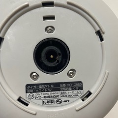 タイガー TIGER 電気ケトル 0.8L  PCF-G080 ホワイト【中古_美品】の画像
