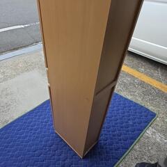 【配送無料】🌟細長い🌟木製収納棚 5301の画像