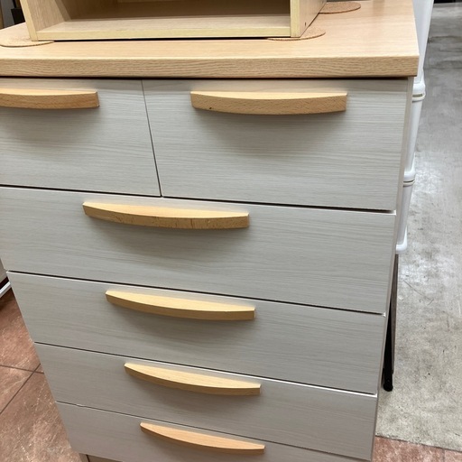 ?中村敬木工?5段ハイチェスト／ミライ?大川家具?北欧デザイン?2253