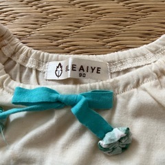 女児90サイズ　タンクトップ2枚セット青/ピンク　美品の画像