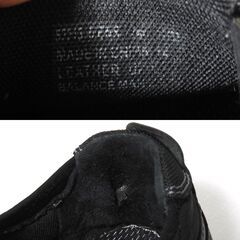 Clarks 美品 メンズ 軽量スリッポン レザーシューズ クラークス 25.0～25.5cm相当 ブラックの画像