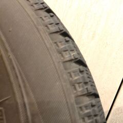 高■14489■BRIDGESTONE 2本 スタッドレス 175/65R14 TOP RUN ホイール付き 14×5 1/2J タイヤ ブリジストンの画像