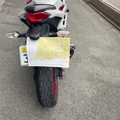 Kawasaki Ninja250SL ホワイトヨシムラマフラー 自賠責付きの画像
