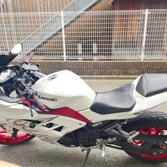 Kawasaki Ninja250SL ホワイトヨシムラマフラー 自賠責付きの画像