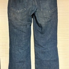 ★ attachment アタッチメント デニム ブーツカット パンツ ジーンズ ダメージ ★の画像