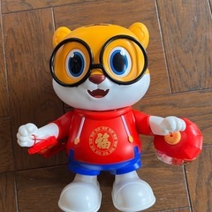 音楽・ダンス・歩行機能付き 電動ロボットおもちゃ（子ども向け ミ...