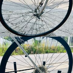 【❗️✨現品限り✨❗️】クロスバイク🚴‍♂️ MIYATA×SHIMANO搭載🌟 現状車＋Quasar車載キャリア❗️の画像