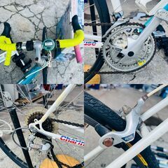 【❗️✨現品限り✨❗️】クロスバイク🚴‍♂️ MIYATA×SHIMANO搭載🌟 現状車＋Quasar車載キャリア❗️の画像