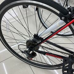 🚵新品未使用🚵700C🚵クロスバイク🚵6段階変速🚵ブラック🚵No.637の画像