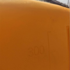 ローリータンク　300ℓ 300 ゴム蓋　ゴム　オレンジ　雨水タンク　ポリタンクの画像