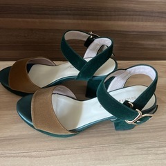 オリエンタルトラフィック ベロアサンダル　Sサイズの画像