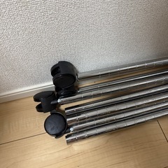 大きめ メタルラック キャスター付きの画像
