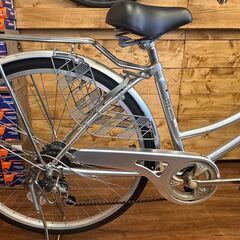 中古整備品　試乗できます　マルイシ　26インチオートライト、6段変速付き自転車の画像