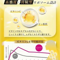 【新品・未使用】ビタミンc サプリ 乳酸菌（30日分）の画像