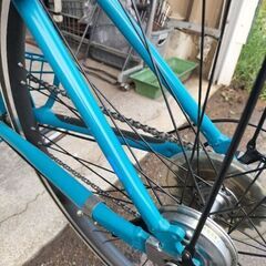 売約済みです🙇【札幌市内配達無料】整備済み中古車　ブリヂストン　Mark  Rosa  27イン　7段切替　鍵付　LEDオートライトの画像