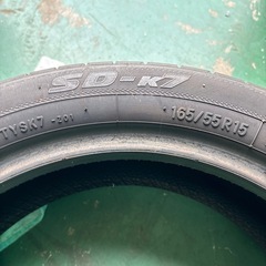 TOYO TIRE SD-K7 165/55R15 2本セットの画像