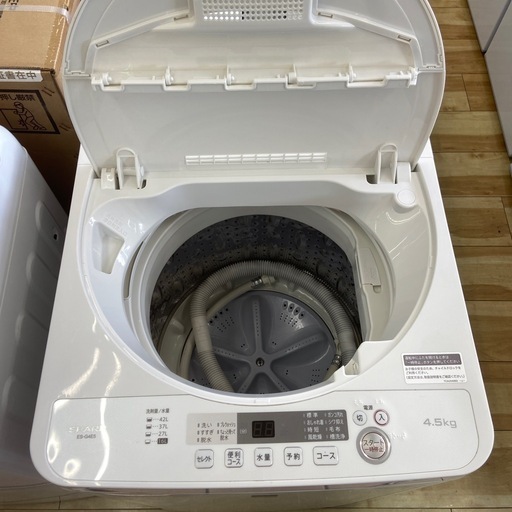 SHARP4.5kg全自動洗濯機2018年製【リサイクルフカツ岡崎倉庫店】250716NA-6