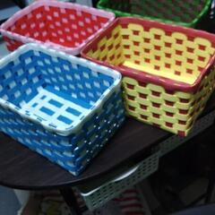 手作り四角カゴ(オーダーメイド)の画像