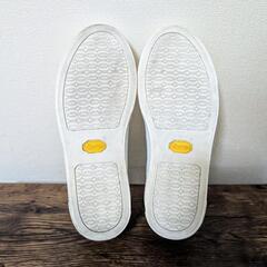 TOSS トス チェスター レースアップレザースニーカー 4 ホワイトの画像