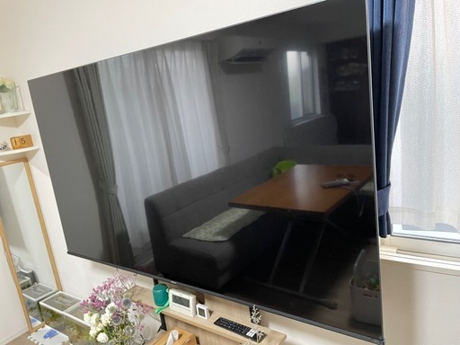 ジャンク品/ハイセンス/75インチ4K液晶テレビ/23年製