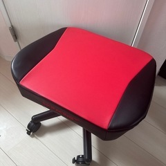 AKRacing ゲーミングチェア オットマン フットレスト レッドの画像