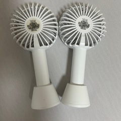 充電式　ハンディ扇風機　2個セットの画像