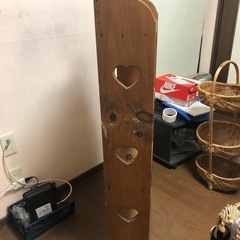 ハート模様のシェルフの画像